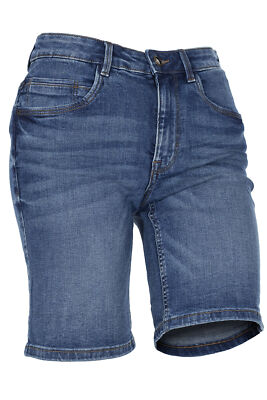 Tom Tailor Alexa Slim Bermuda Shorts Jeansshorts Kurze Hose Stretch Denim Blau