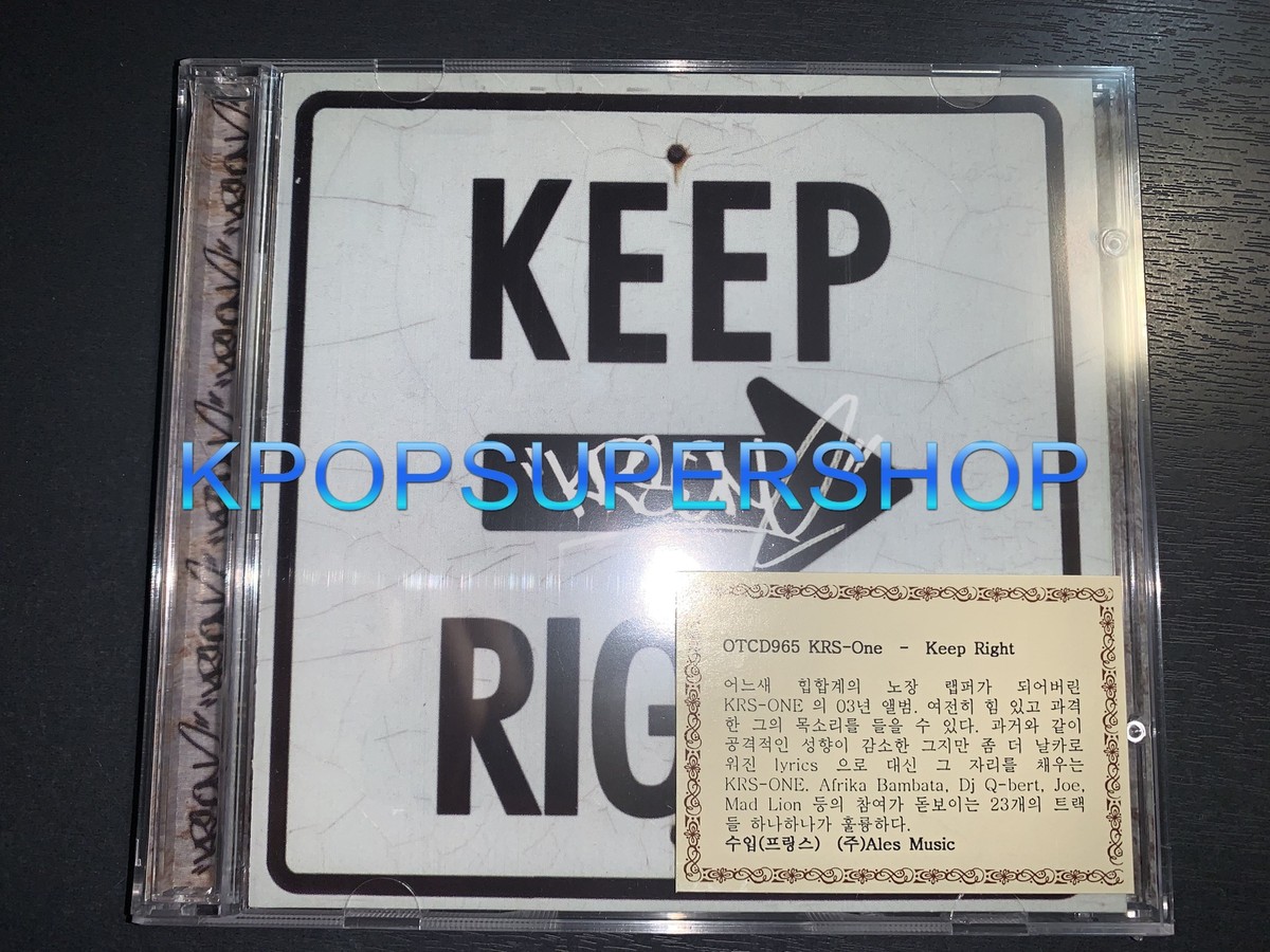 KRS-ONE Album Keep Right CD DVD Booklet New Sealed OOP Rare | eBay