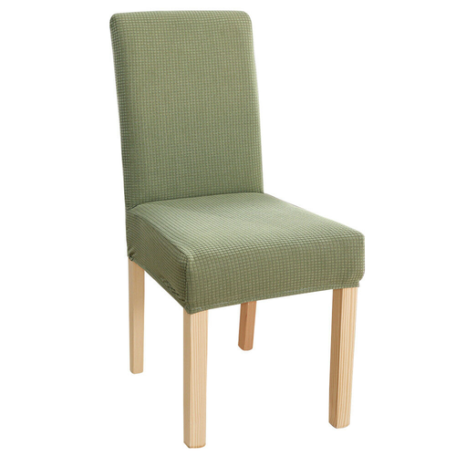 1/4/6pcs Velvet Stretch Dining Chair Covers Elastic Spandex Jacquard Seat Covers - Picture 25 of 53