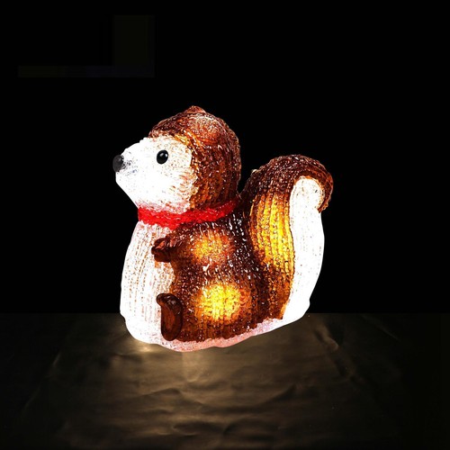 Neu 3 Stück LED Eichhörnchen Lichter für Weihnachtsschmuck Deko Licht - Bild 5 von 5
