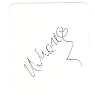 Igor Moiseyev Signed Card 1964 Autographed Russian Ballet Choreographer