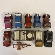 1960s And 70s tootsie toy cars, trucks And Trailer lot Of 10 .