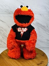 Let's Rock Elmo 14" Animated Singing Plush Sesame Street HasbroToy 2010