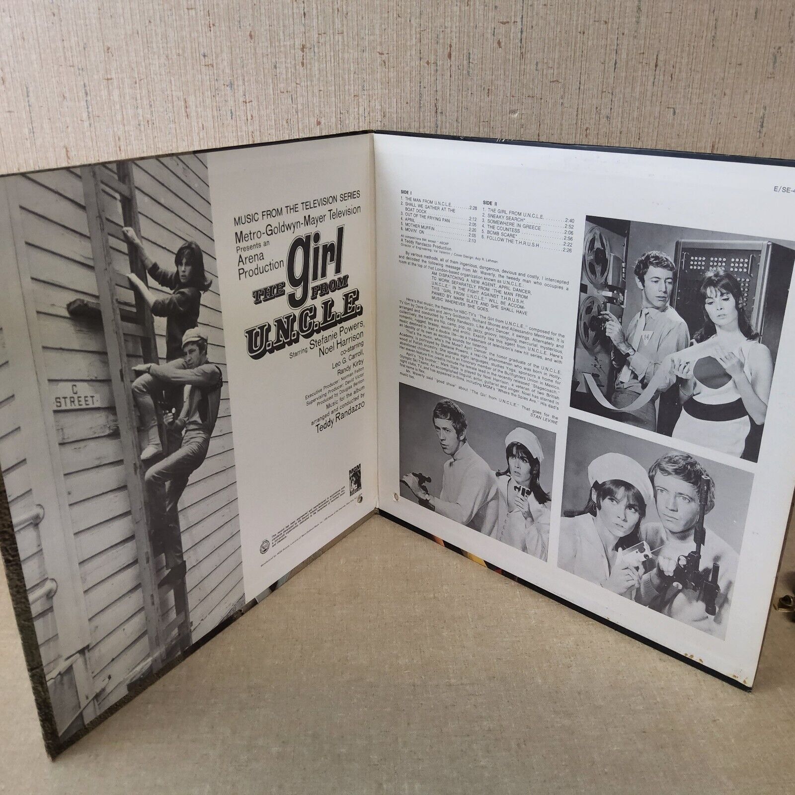 The Girl From UNCLE Music From TV Show LP Record