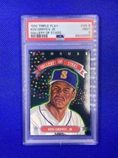 1992 Triple Play Donruss Ken Griffey Jr #GS-8 Gallery Of Stars PSA 9