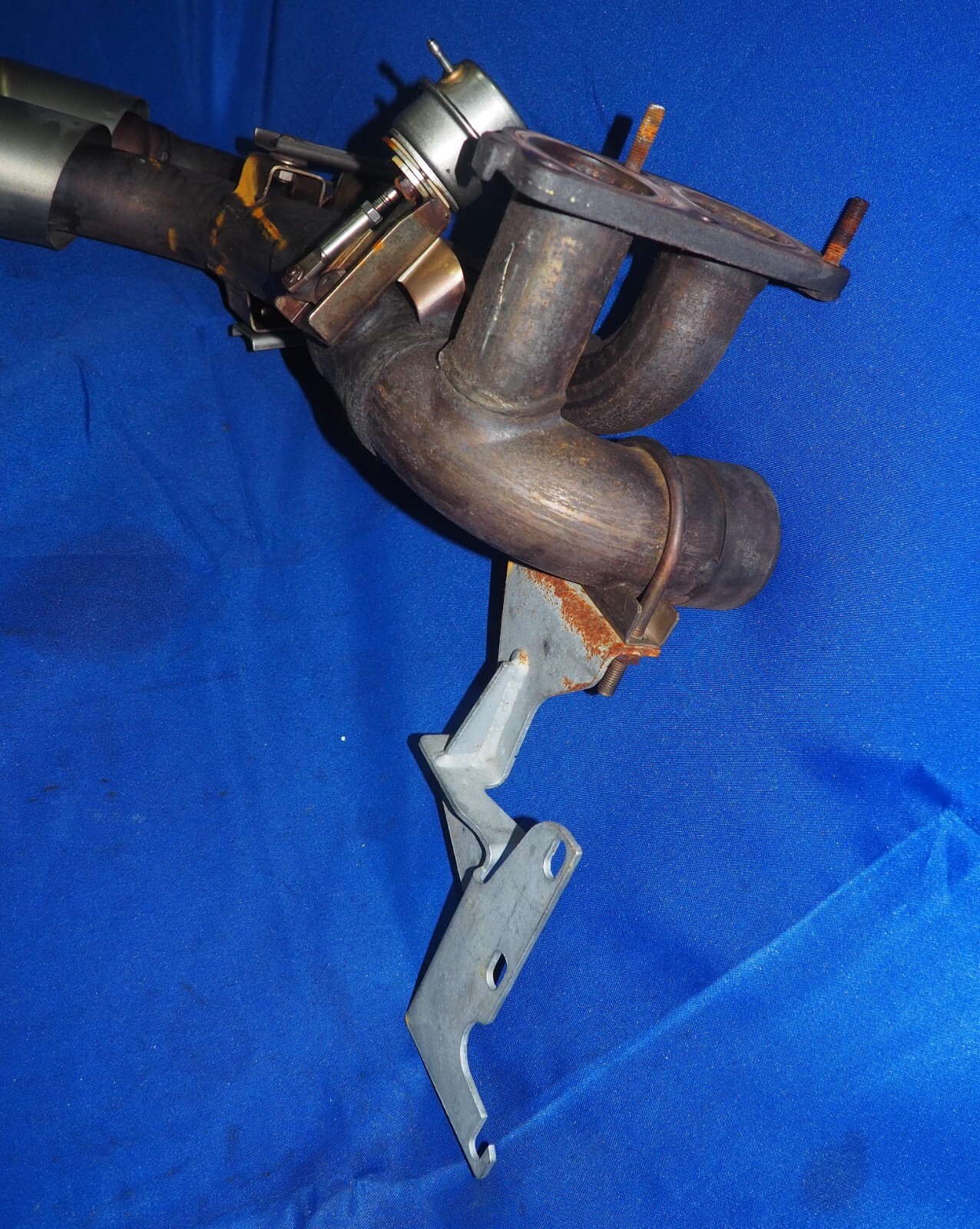 2005-2010 Ferrari F430 Left Side Exhaust Muffler Silencer W/Tips OEM Good Shape