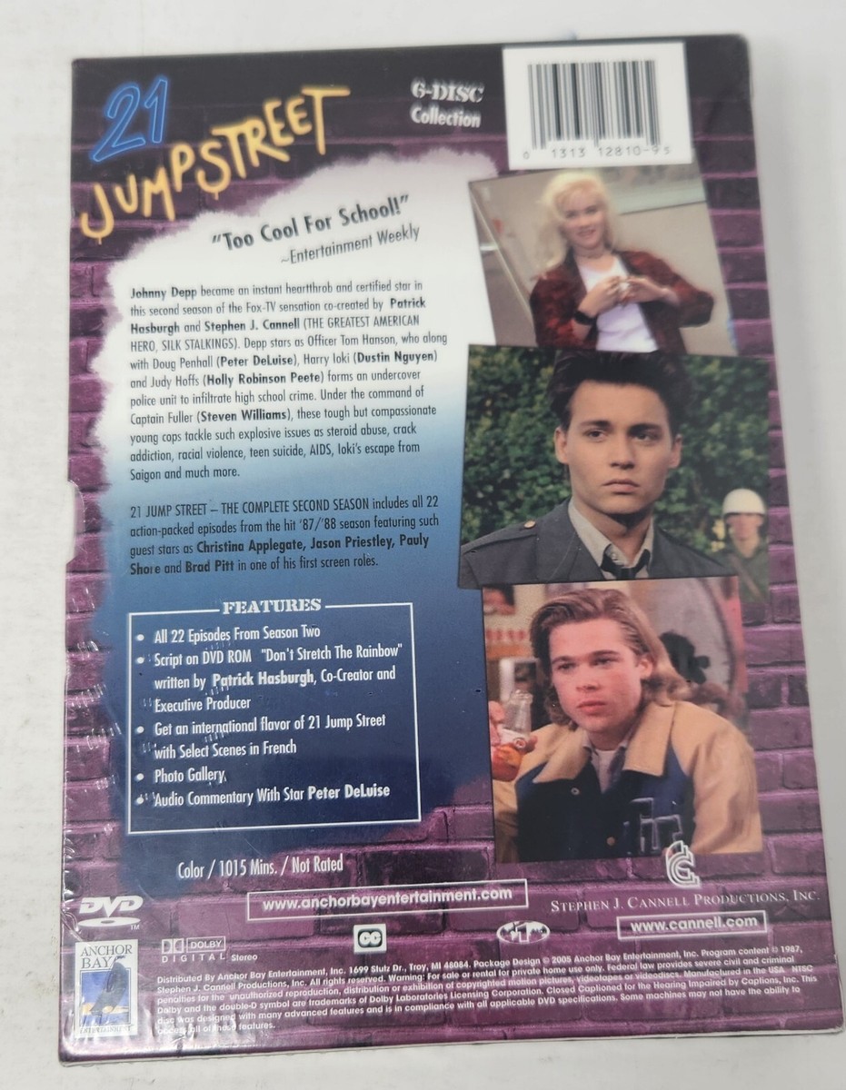21 Jump Street Dvd Set The Complete Season Two Johhny Depp Brad