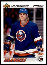 1991-92 Upper Deck French Ken Baumgartner . New York Islanders #402