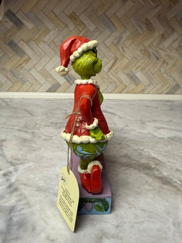 Jim Shore The Grinch Merry Grinchmas Word Figurine 6015221 - Picture 2 of 8