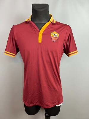 MAILLOT AS ROMA TOTTI KAPPA PORTÉ EN MATCH VINTAGE 2001/2002 COA