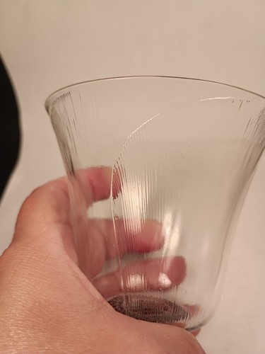 2- Bicchieri in vetro Renee Lalique calici smaltati fiore di loto Francia - Foto 7 di 13