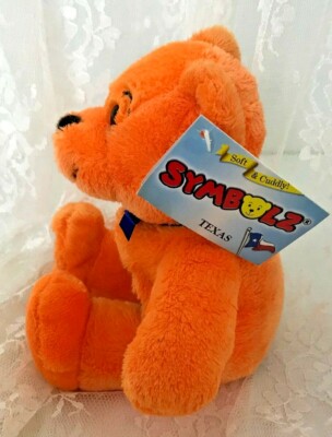 Symbolz Bean Bag Bottom Bear Texas Yellow Rose Teddy Bear 8" Orange Plush Toy | eBay Symbolz Bean Bag Bottom Bear Texas Yellow Rose Teddy Bear 8" Orange Plush Toy | eBay