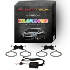 Dream Color Chasing Dynamic LED Halo kit for 2014-2015 Infiniti Q40 Headlights