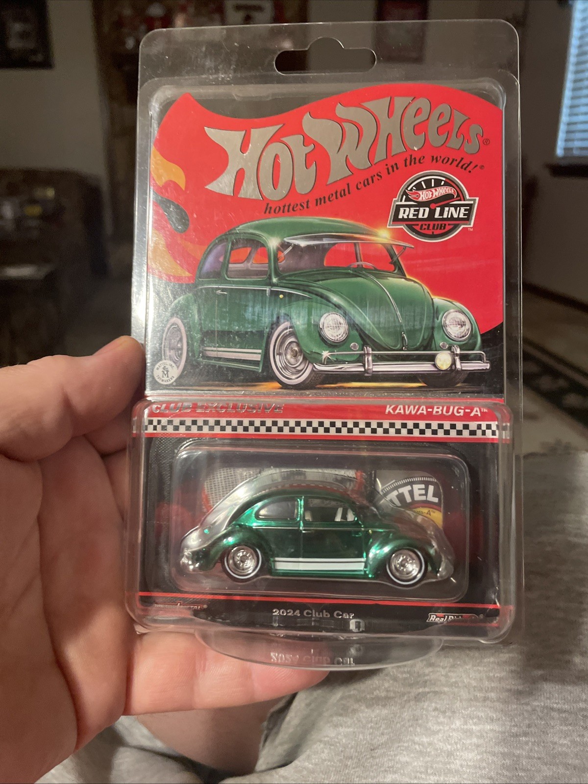 2024 Hot Wheels Red Line Club Exclusive Green 1949 Volkswagen Kawa-Bug-A Beetle