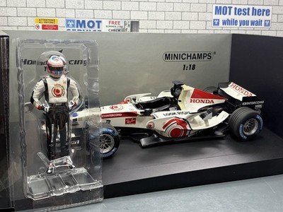 1:18 Minichamps F1 Formel 1 Honda Racing RA106 2006 Button Hungarian GP 1st WIN