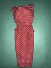 12” Vintage Mattel Barbie Clothing PAK Red Polka Dot Sheath Cocktail Dress