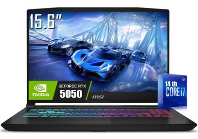 MSI Katana 15.6'' Gaming Laptop Intel Core i7-14650HX RTX 5050 32GB DDR5 2TB SSD