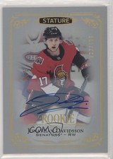 2019-20 Upper Deck Stature Rookies Auto /199 Jonathan Davidsson #108 Auto 0ne