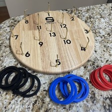 Rubber Ring/Hook Game Great Condition 9 SUNGIFT