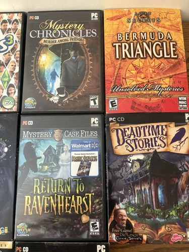 Lot Of 10 PC CD-ROM Hidden Object And Miscellaneous Computer Games | eBay