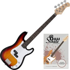 Super E-Bass Set Sunburst inkl. Schule mit CD Ideal für Anfänger Einsteiger