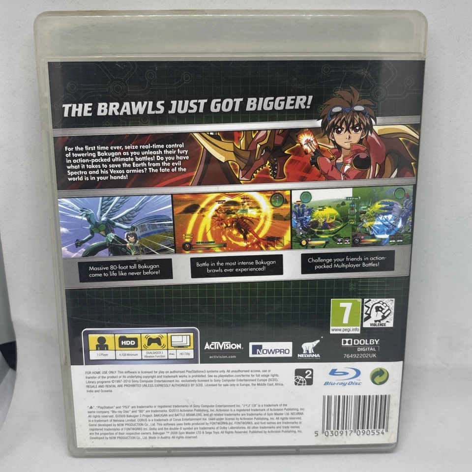 Bakugan: Defenders of the Core (Sony PlayStation 3, 2009) PS3 CIB Tested - Image 2 of 3