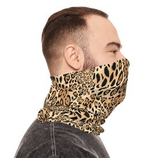 Image of Leopard Print Gaiter mask | Animal Print Face Covering