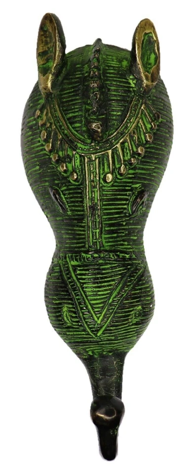 Полотенце в форме лошади в старинном стиле ручной работы из латуни ткани 1 крюк настенная вешалка - Изображение 2 из 4