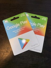 2x Google Play Giftcards (No Value)