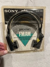 SONY SRF-R5 Vintage AM/FM Stereo Headphone Receiver 1980s Flex Antenna NIB