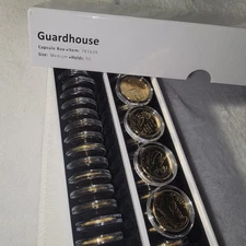 Complete 56 State+Territory 1999-2009 Gold-Plated Quarter Set w GUARDHOUSE BOX