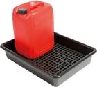 64 x 49cm 28L Spill Tray with Removable Drip Grid for Safe Storage and Transport