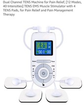 Image of Kinetik Wellbeing Duel TENS Pain Reliever Machine Muscle Stimulator