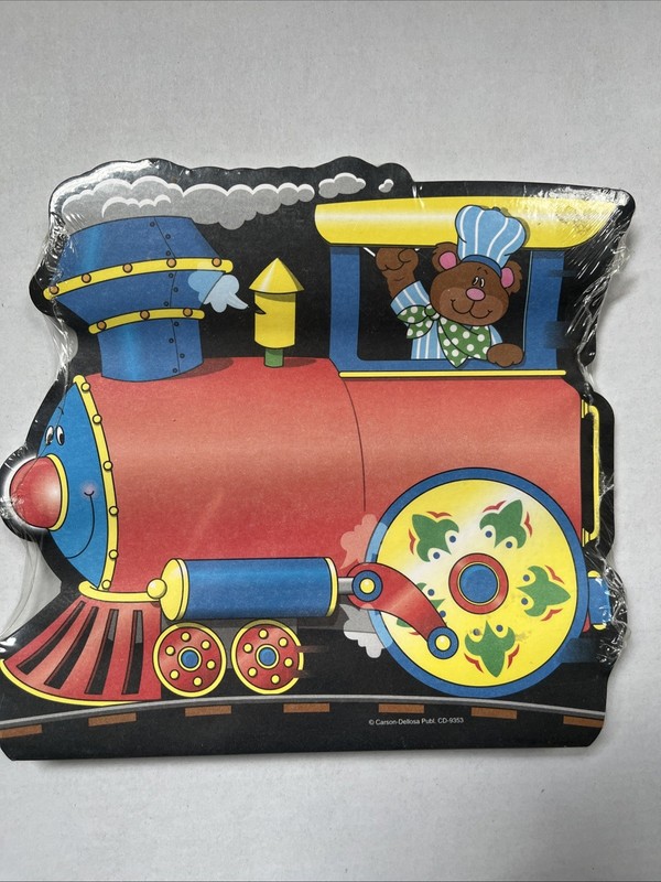Vtg Carson Dellosa Bear On Train Note Pad Y2K 50 Sheets Classroom- Brand NEW