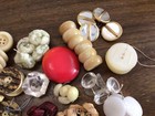 Lot Of 100+ Vintage Sewing Buttons Variety Of Sets Glass Rhinestone Plastic  — photo 6