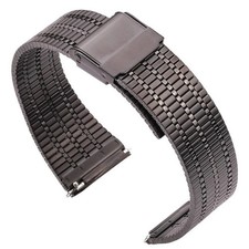 22MM Casio Watch Silver Stainless Steel Strap Metal Bracelet Wristwatch Band NEW