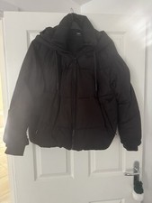 Zara Women's Puffa Hooded Coat Size XL