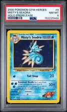 2000 POKEMON *Swirl 🌀* GYM HEROES HOLO PRERELEASE #9 MISTY'S SEADRA PSA 8 on eBay
