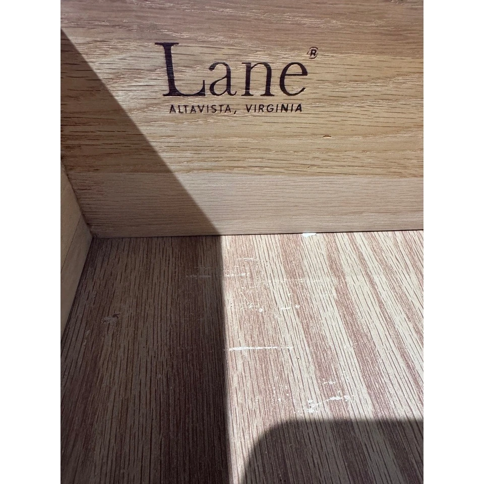 Cómoda Highboy vintage de nogal de mediados de siglo Lane Acclaim Foto 4 de 4