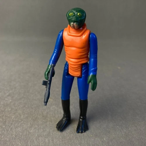 VINTAGE STAR WARS | Walrus Man | Hong Kong 1978 | 3.75" Kenner REPRO BLASTER