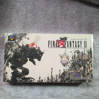 Final Fantasy VI Super Nintendo Box! | eBay