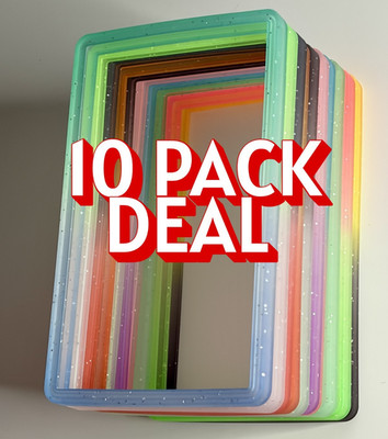 PSA Graded Card Bumper Guard   Gradient Color TPU Case - 10 PACK BUNDLE DEAL !!