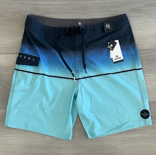 Rip Curl Dawn Patrol Boardshorts Beach Swim Trunks Navy Blue Ombre Men’s Size 33