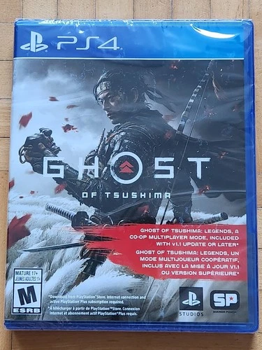 Ghost of Tsushima (Sony PlayStation 4 PS4, 2020) *BRAND NEW SEALED*
