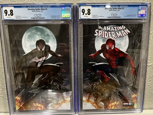 AMAZING SPIDER-MAN #3 CGC 9.8 INHYUK LEE Fan Expo Dallas Var Set LTD 3000/1000