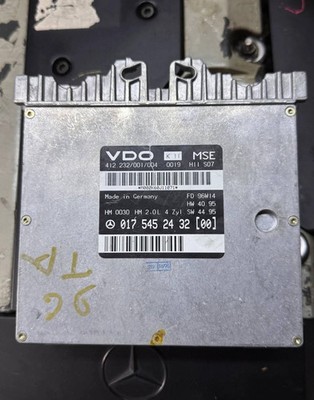Mercedes W202 C230 ECU ECM Engine Computer VDO MSE A0175452432 0175452432