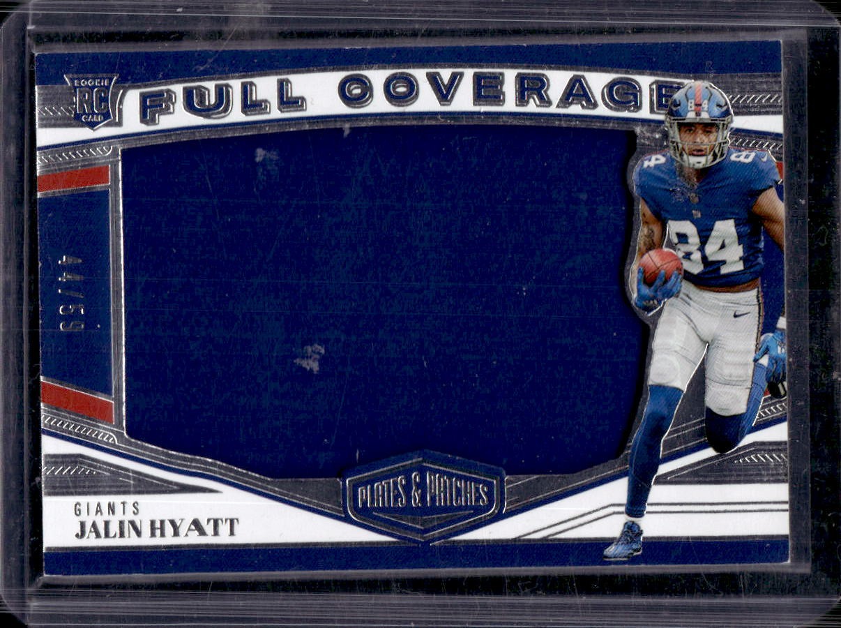 Jalin Hyatt 2023 Panini Plates & Patches #FC-26 Full Coverage Rookie Patch /59