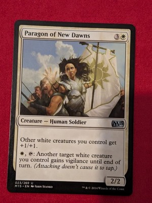 Paragon of new dawns Regular U NM Magic core 2015 MTG