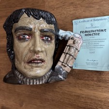 ROYAL DOULTON LARGE FRANKENSTEIN'S MONSTER JUG D7052 COA Signed limited edition