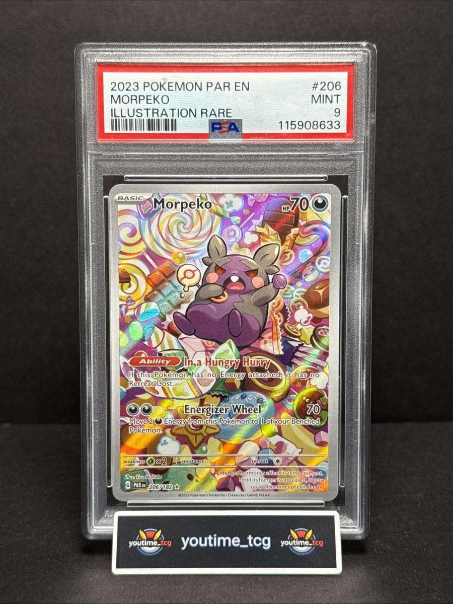 2023 Pokemon Par En-Paradox Rift Illustration Rare Morpeko #206